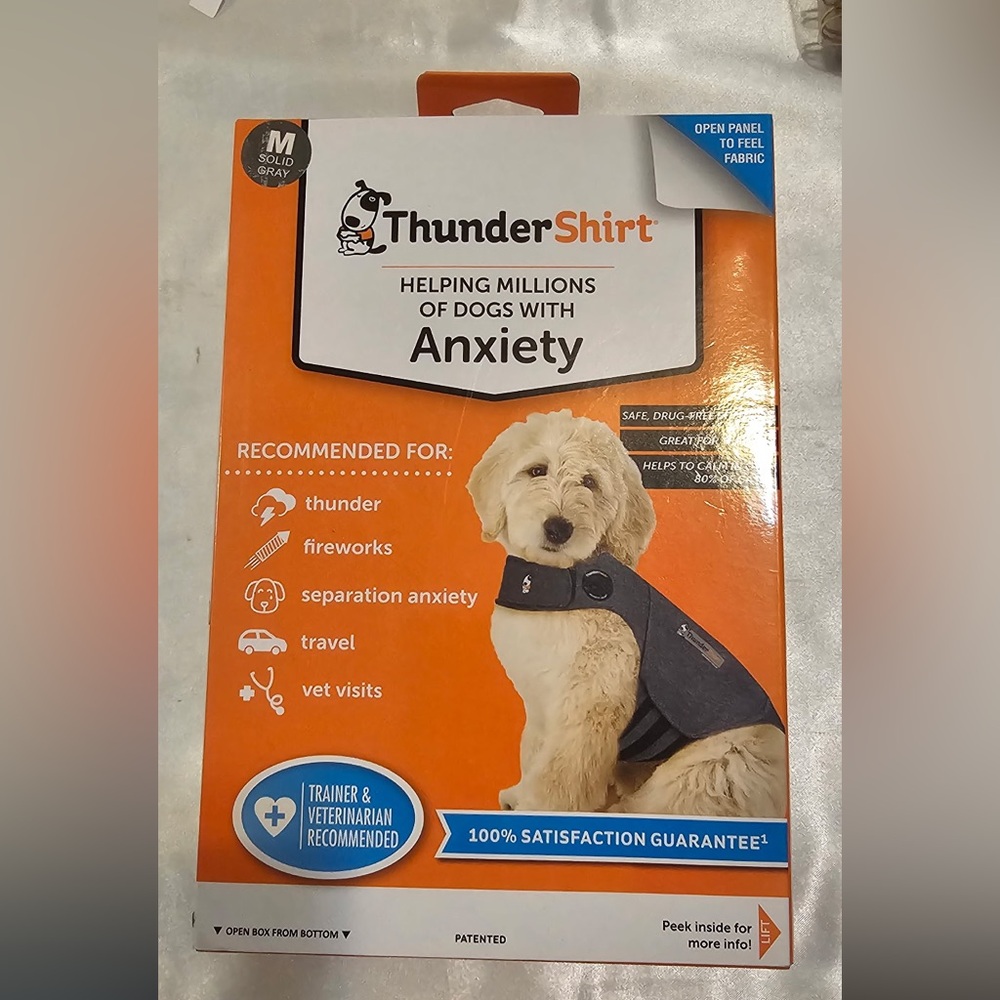 ThunderShirt Calming Dog Shirt - Heather Gray (M)
